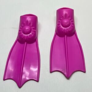 look mommy i can swim baby born replacement pair pink flippers fins pool